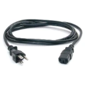 E060001 Power Cord-LT-202+511 SJT 14A/3C black105D 2M